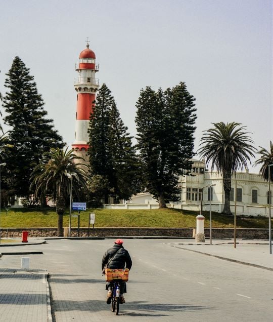 The Swakopmund lighthouse.