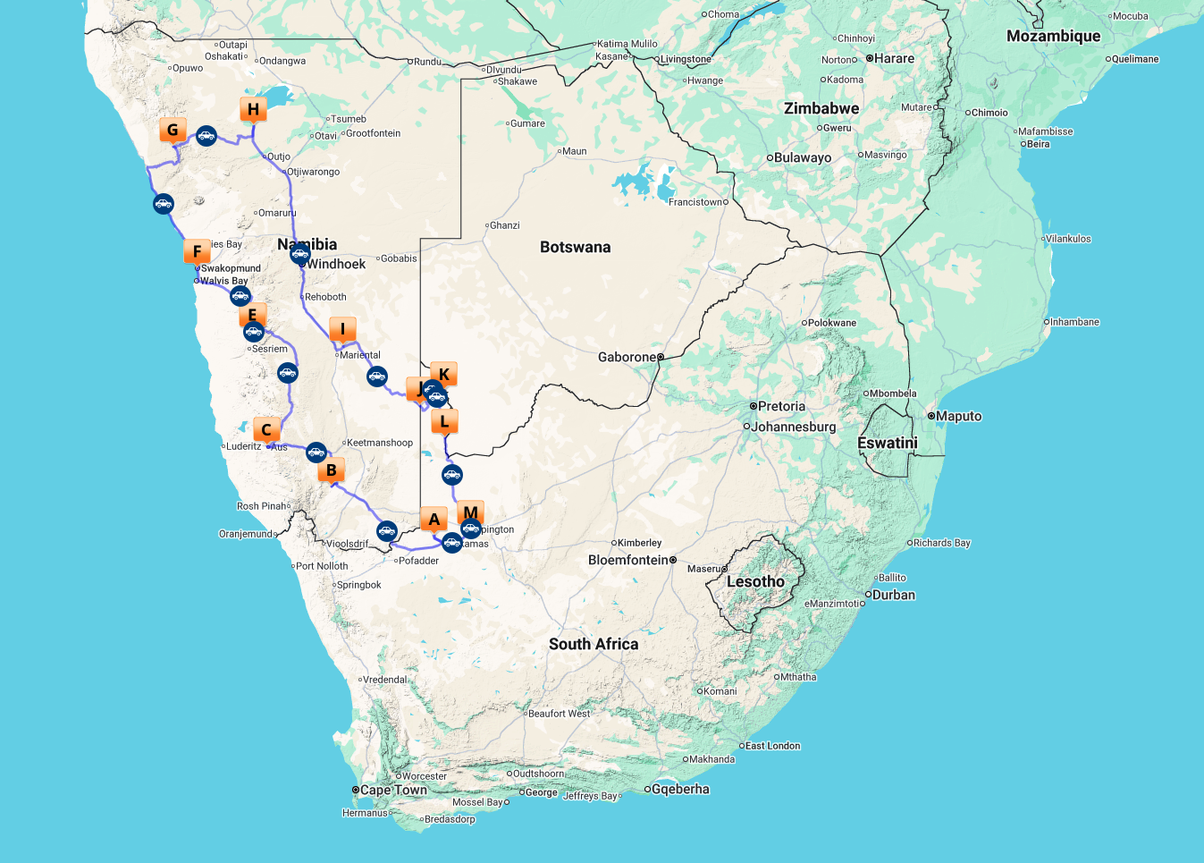 15 Day - Big Adventure - Self-drive