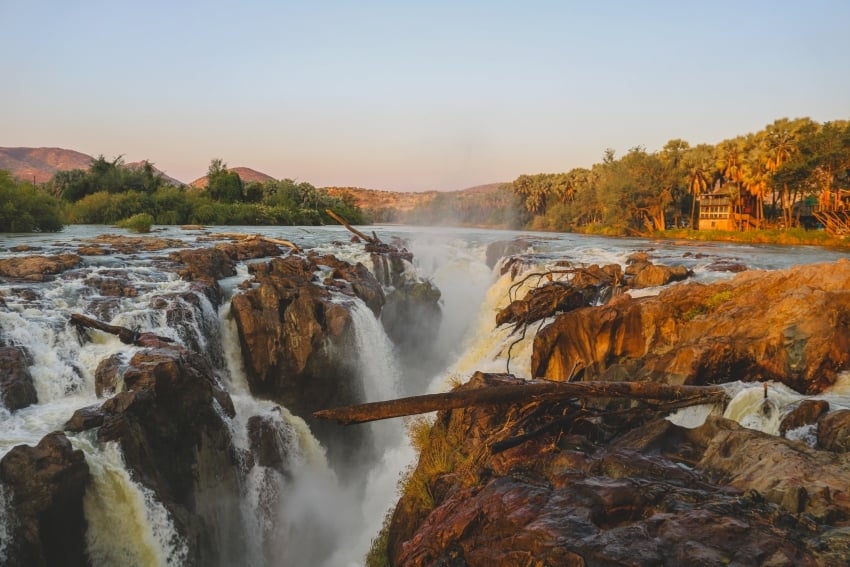 Beautiful sighting of the Epupa-Falls in Omarunga 