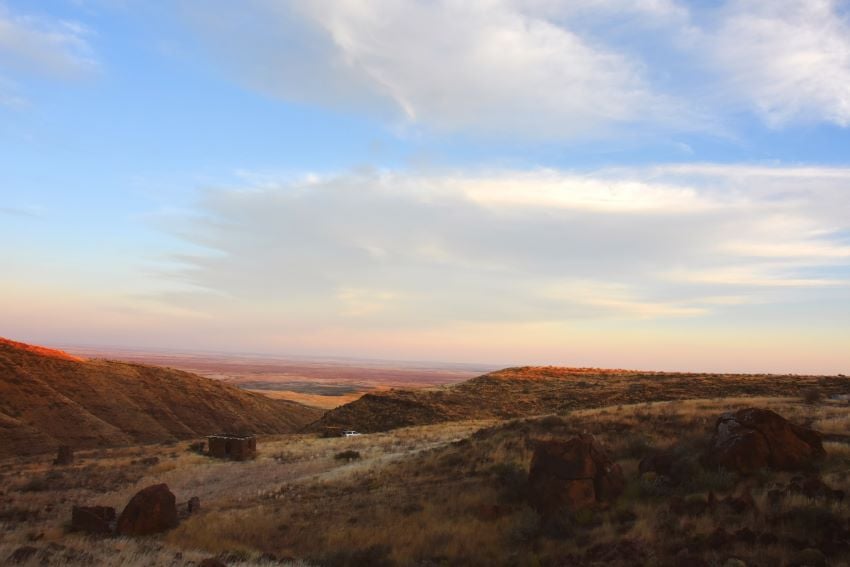 Brukkaros Mountains in northeastern Namibia. 