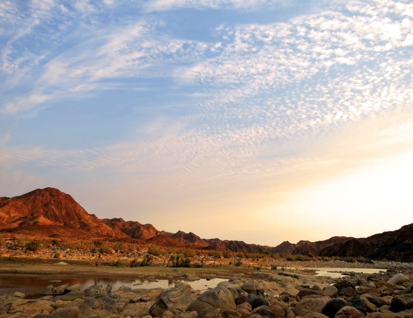 Fish River Canyon showing dramatic cliffs and vast desert scenery in Namibia
