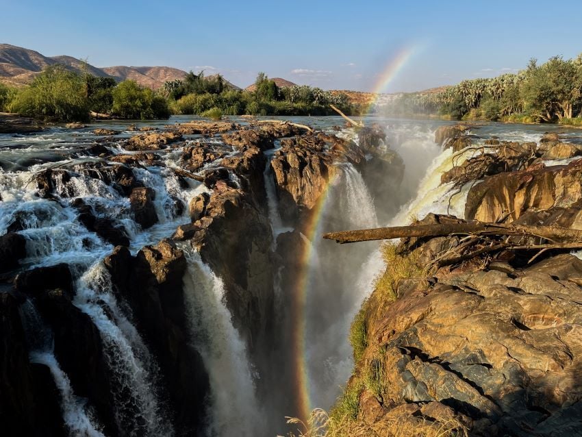 Epupa Waterfall in Namibia's Kaokoland.