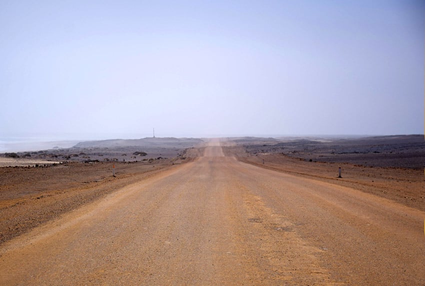 skeleton park, long road to nowhere, Namibia