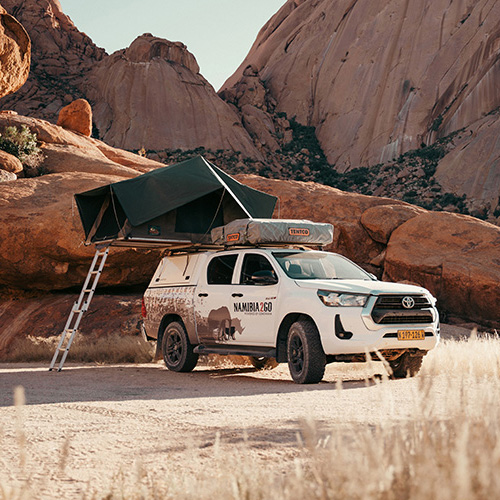 Rental Car, Spitzkoppe, Camping, Namibia_ photo by Nica Setz