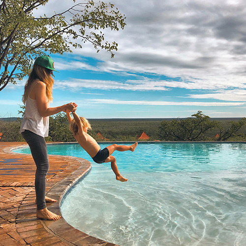 Booking & Travel Planning, Namibia, pool, photo by Where the Kids Roam