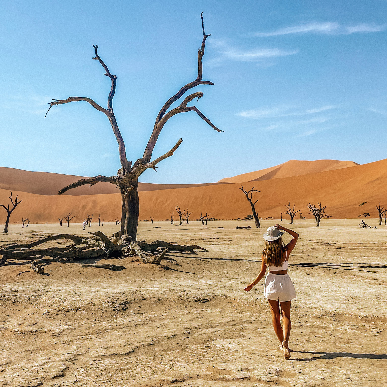 Deadvlei, woman, Namibia, photo by Kellie Paxian
