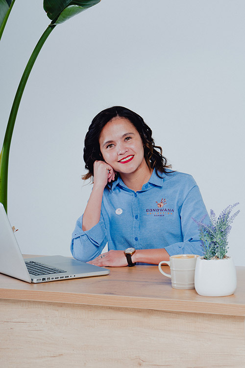 Naomi Scholz, Gondwana Travel Centre, Namibia