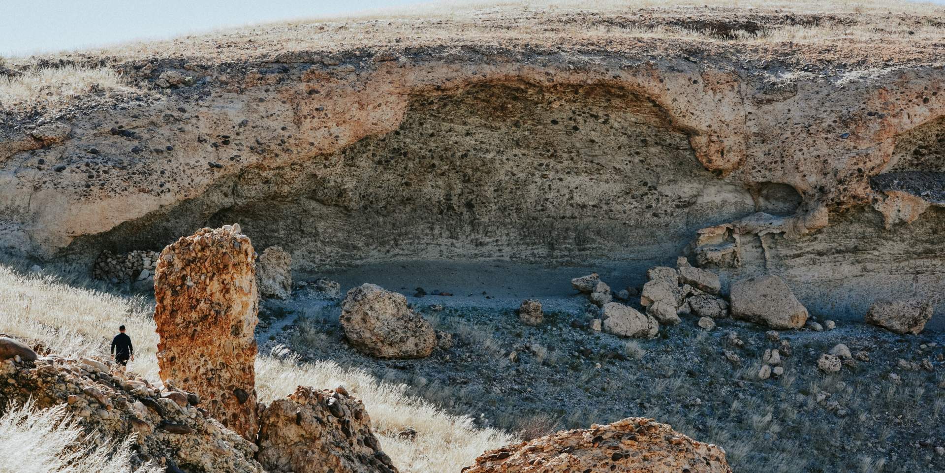 The rugged Kuiseb River canyon in the Namib Desert, where Henno Martin and Hermann Korn sought shelter during their two-year desert escape