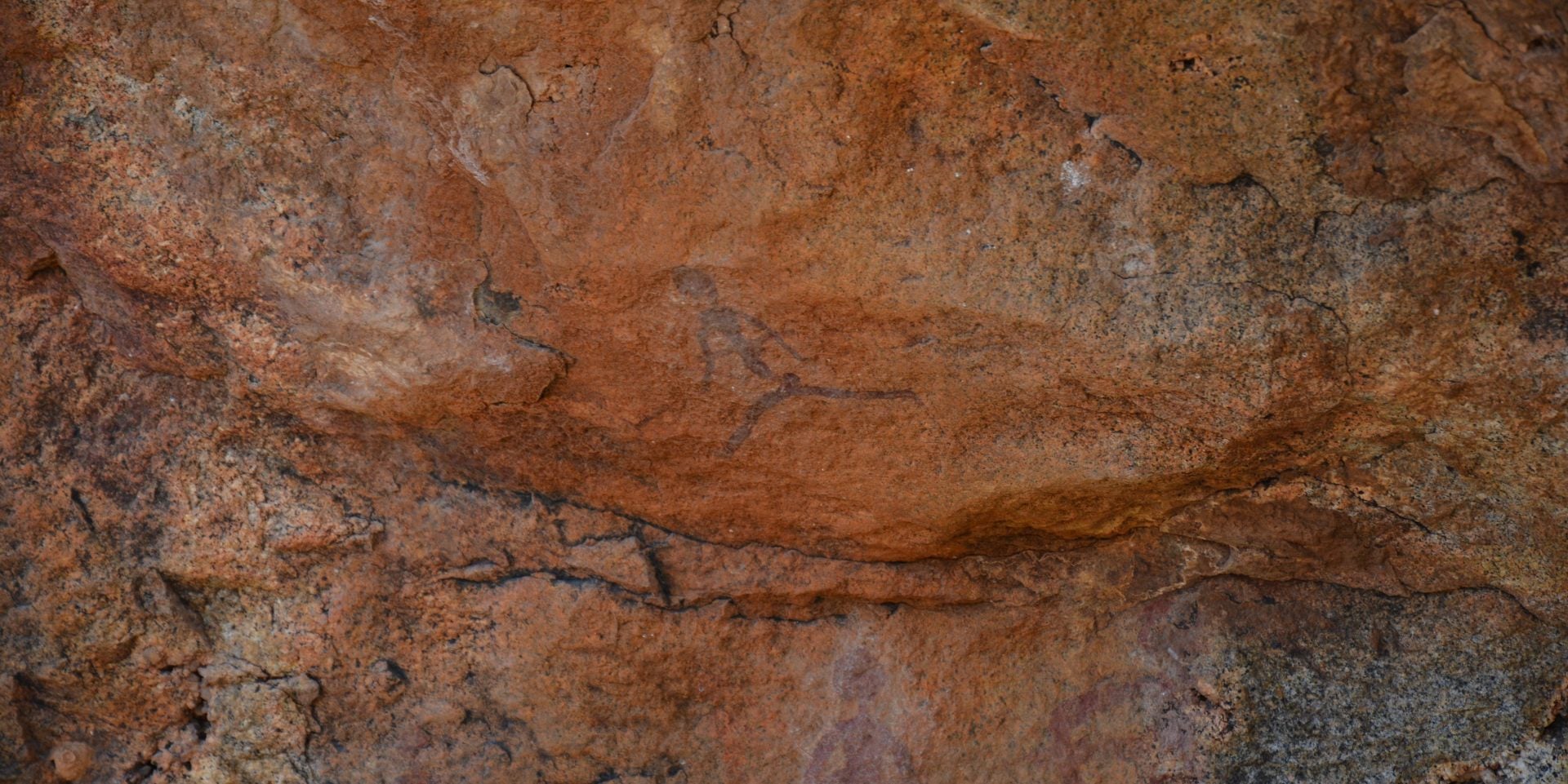 Ancient rock engravings at Twyfelfontein in Damaraland, Namibia