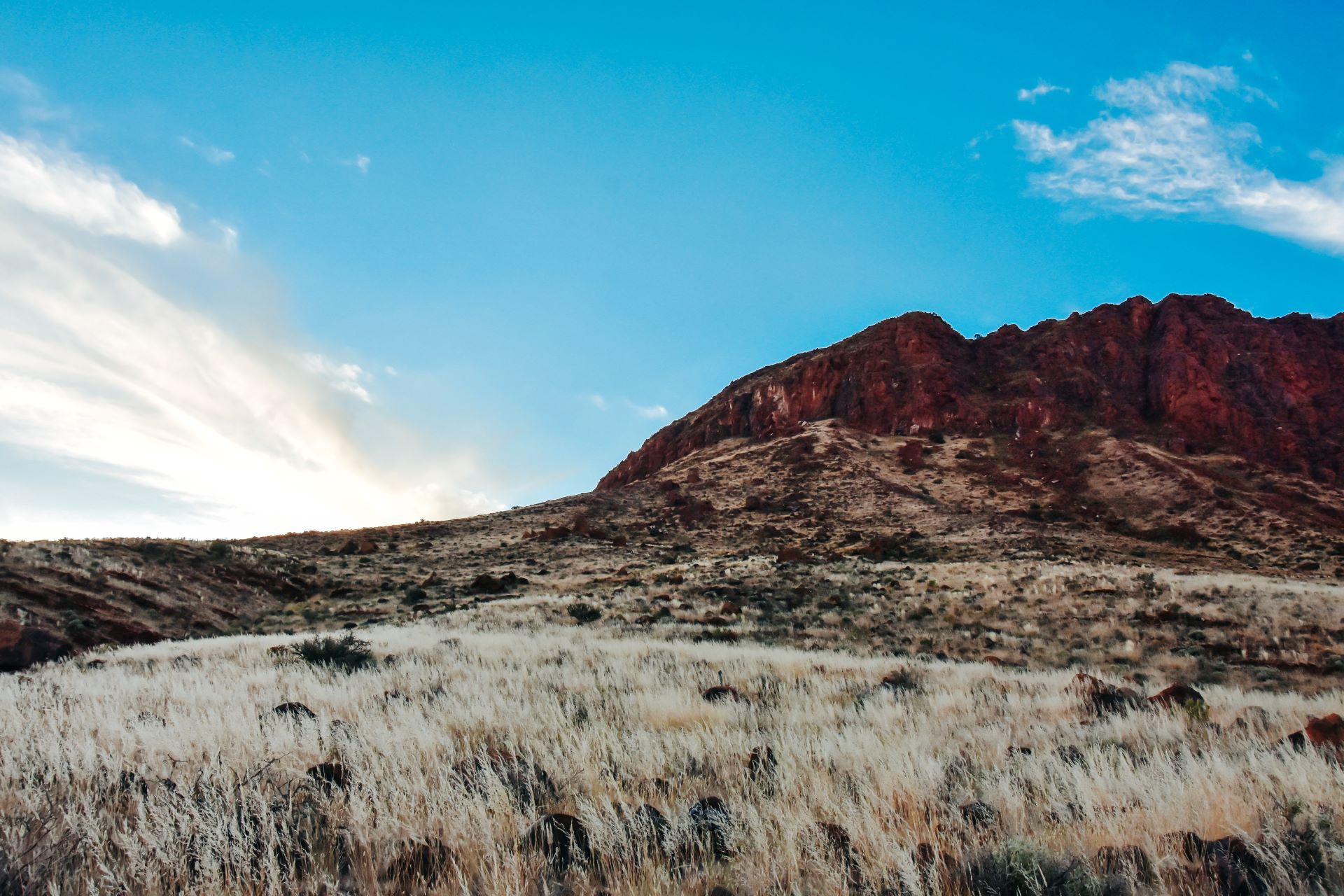 The Brukkaros Mountain in northeastern Namibia. 